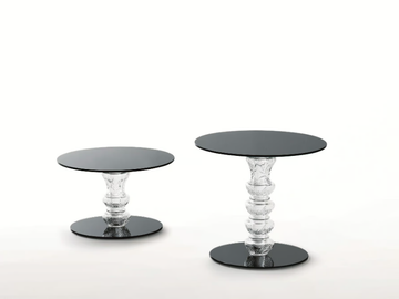 CALICE - Round crystal coffee table by Glas Italia - view 2